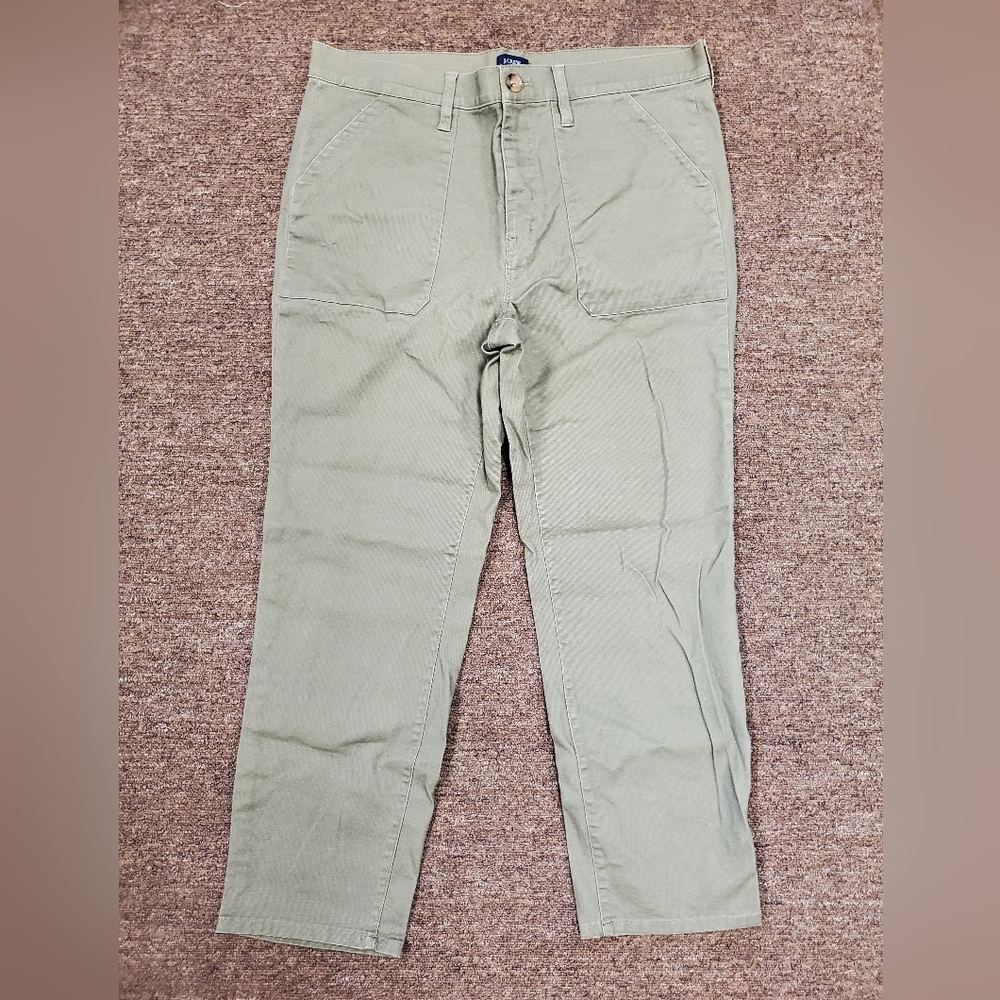 J crew olive green khakis